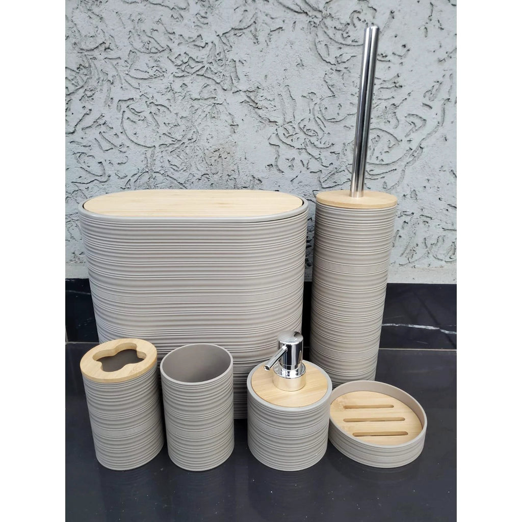 6pcs Bathroom Accessories Set – Elegant Design in Multiple Colors Bathroom Accessories Bathroom Accessories