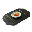 6pcs Double Sided PU Leather Nordic Style Antislip Tablemats