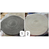 6pcs Elegant Round Woven Placemats Durable and Washable