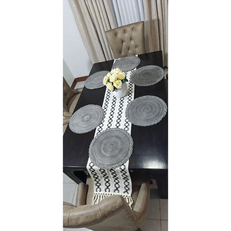 6pcs High-Quality Nordic Woven Table Mats Heat Resistant Place mats Placemats