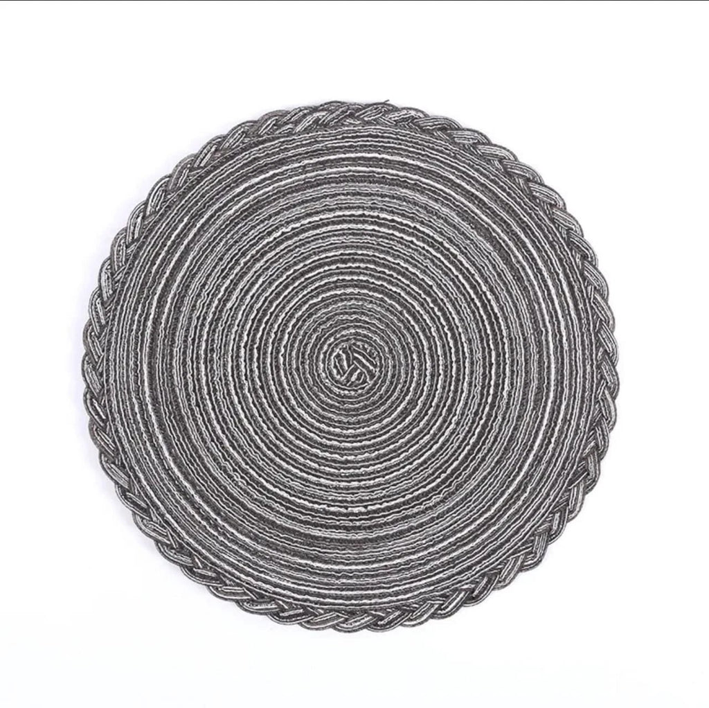 6pcs High-Quality Nordic Woven Table Mats Heat Resistant Place mats Placemats