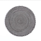6pcs High-Quality Nordic Woven Table Mats Heat Resistant Place mats Placemats