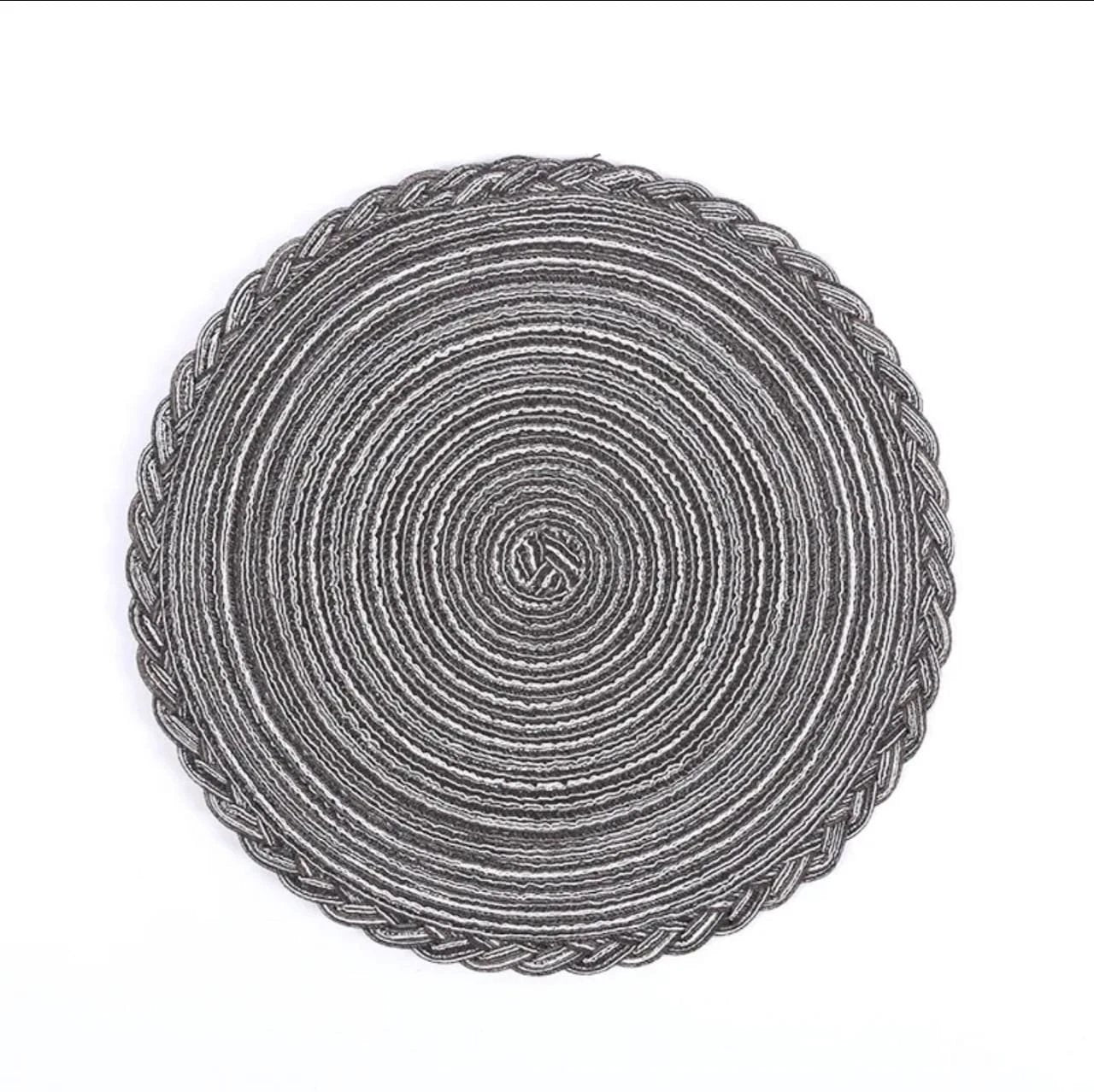 6pcs High-Quality Nordic Woven Table Mats Heat Resistant Place mats Placemats
