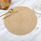 6pcs High-Quality Nordic Woven Table Mats Heat Resistant Place mats Placemats