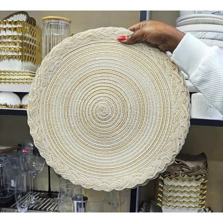 6pcs High-Quality Nordic Woven Table Mats Heat Resistant Place mats Placemats