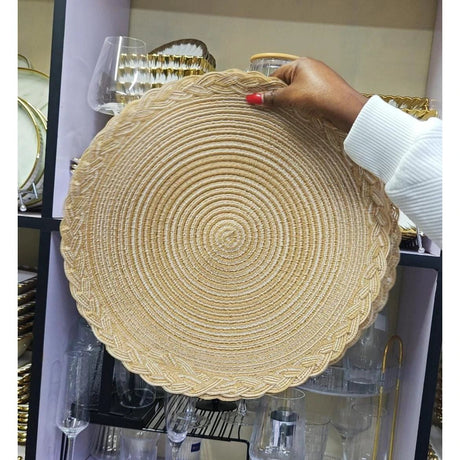 6pcs High-Quality Nordic Woven Table Mats Heat Resistant Place mats Placemats