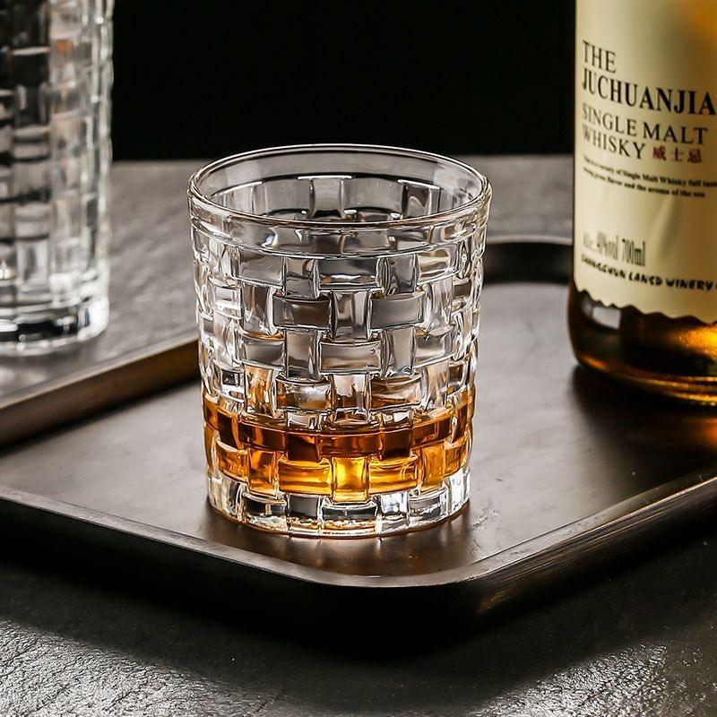 6pcs Meron Medium Whiskey Glass | 250ml | Hard Glass | Glasses Brandy Vodka Liquor Whiskey Drinking Glasses