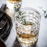 6pcs Meron Medium Whiskey Glass | 250ml | Hard Glass | Glasses Brandy Vodka Liquor Whiskey Drinking Glasses