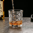 6pcs Meron Medium Whiskey Glass | 250ml | Hard Glass | Glasses Brandy Vodka Liquor Whiskey Drinking Glasses