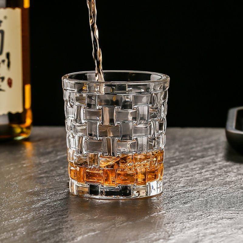 6pcs Meron Medium Whiskey Glass | 250ml | Hard Glass | Glasses Brandy Vodka Liquor Whiskey Drinking Glasses