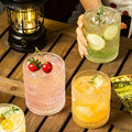 6pcs Whiskey Glass Set 280ml Dishwasher Safe Drinkware Drinkware