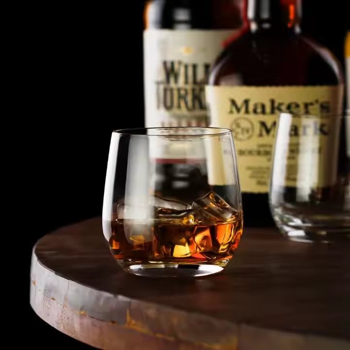 6pcs Wine Whiskey Glass Set 340ml Capacity