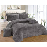 6x6 Fluffy Duvet Set with Bedsheet and 4 Pillow Cases | Ultra Soft and Cozy Bedding Set