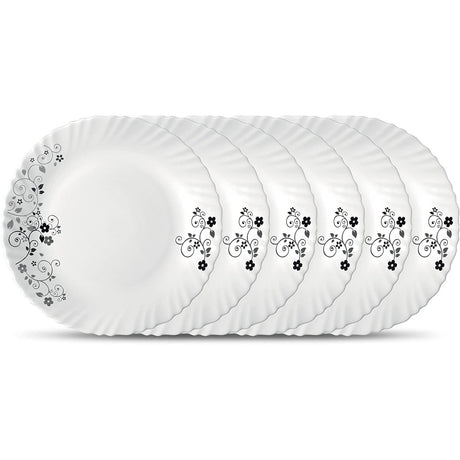 12 pcs Set | 13" Oval Platters (270mm) | Mystrio Black | Elegant Serving Dishes- Furaha Finds Kenya