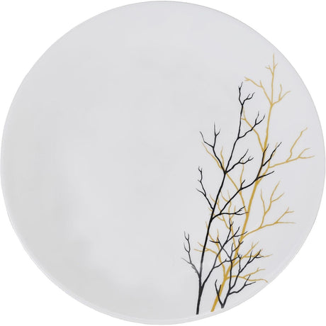 High Quality Premium Ceramic 16 Pcs Quadra Dinner Set | Autumn | Elegant Square Design- Furaha Finds Kenya