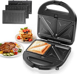 3 in 1 Sandwich Maker – Sandwich, Waffle, and Grill Combo