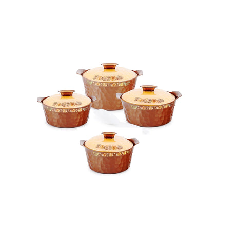 Hexon Hotpots Set | 4 Piece Thermal Food Storage | Sizes 1000ml, 1800ml, 2500ml, 3300ml- Furaha Finds Kenya
