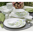 39 pcs Classique Dinner Set | Lush Green | Vibrant and Sophisticated | Porcelain