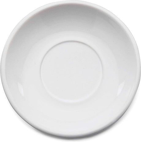 72 Piece Iris Saucer Set | 6 Sets of White Plain Saucers | Elegant and Durable Design- Furaha Finds Kenya
