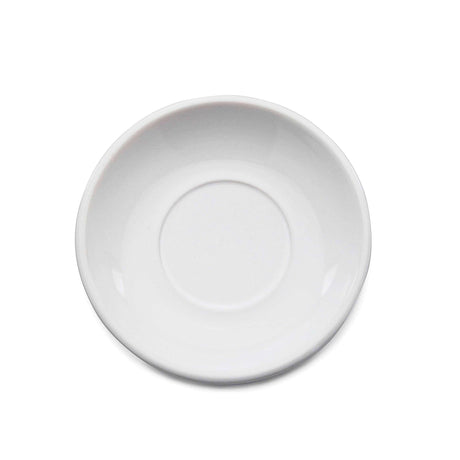 72 Piece Iris Saucer Set | 6 Sets of White Plain Saucers | Elegant and Durable Design- Furaha Finds Kenya
