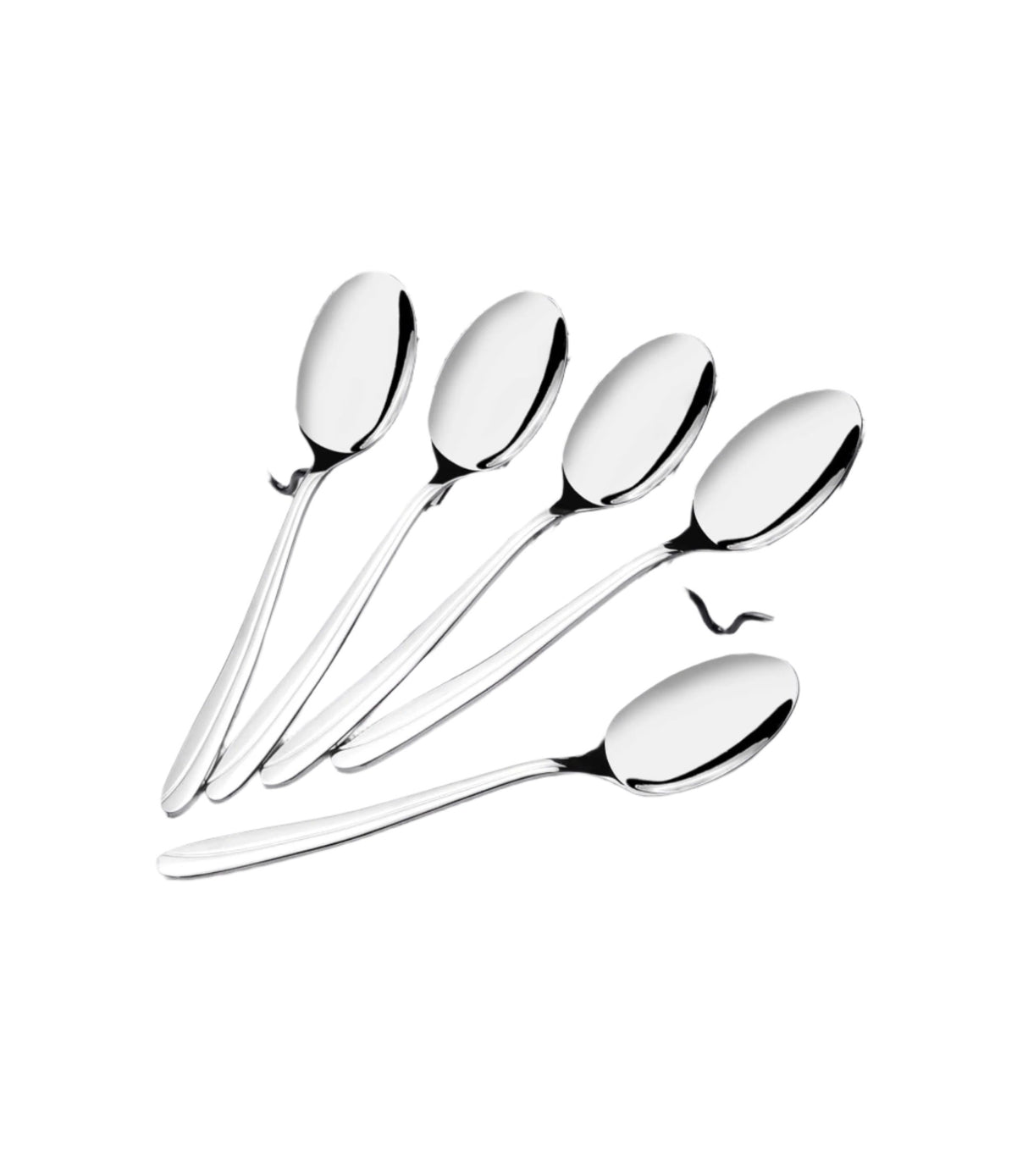 Furaha Finds 6-Piece Heavy Gauge Stainless Steel Table Spoons Set 