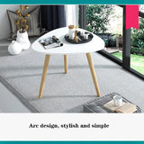 Amazing Wood Triangle Side Table