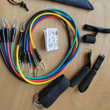 11-Piece Resistance Band Set Sports & Fitness Exercise Bands & Loops
