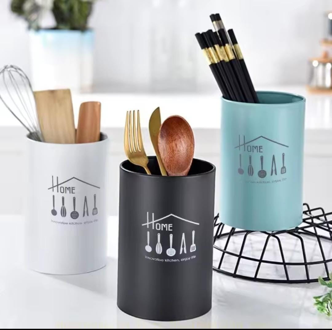 High Quality Stainless Steel Cutlery Holder – Multipurpose Utensil Organizer (14.7cm)- Furaha Finds Kenya