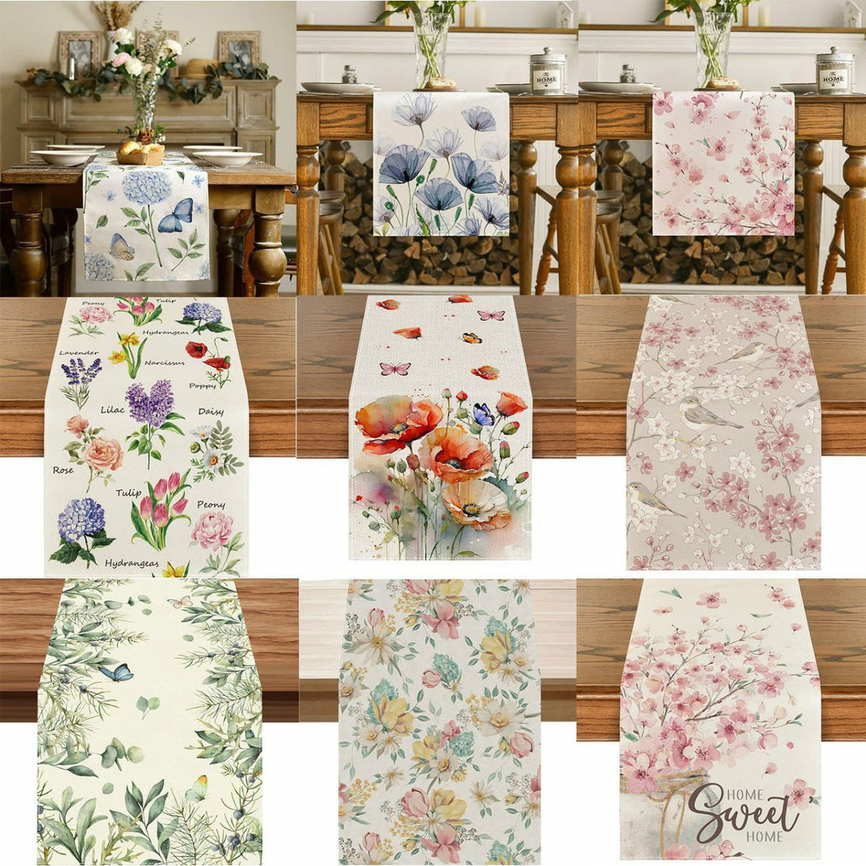 Elegant Table Runner – 33×183cm Heat-Resistant and Non-Slip Dining Table Decor