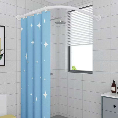 Waterproof Shower Curtain with Hooks – 180x200cm PEVA Bathroom Curtain- Furaha Finds Kenya