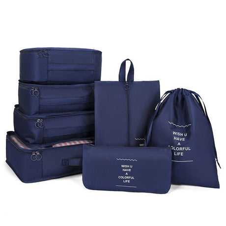 7pcs Luggage Travel Organizers for Suitcase – Oxford Fabric with Double Zips