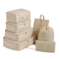 7pcs Quality Suitcase Storage Bag Organizer Multifunction Travel Pouch Set Luggage & Bags Packing Organizers