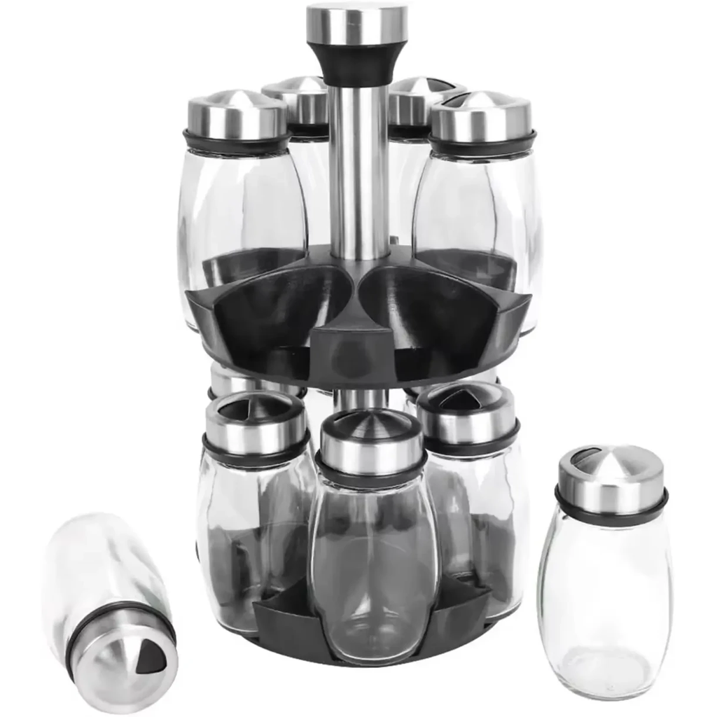 7pcs Spice Jar Set 110ml with Shaker Lids for Organized Kitchen Storage Storage & Organization