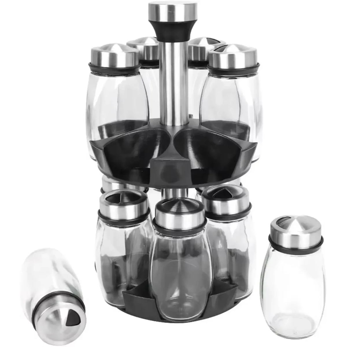 7pcs Spice Jar Set 110ml with Shaker Lids for Organized Kitchen Storage Storage & Organization