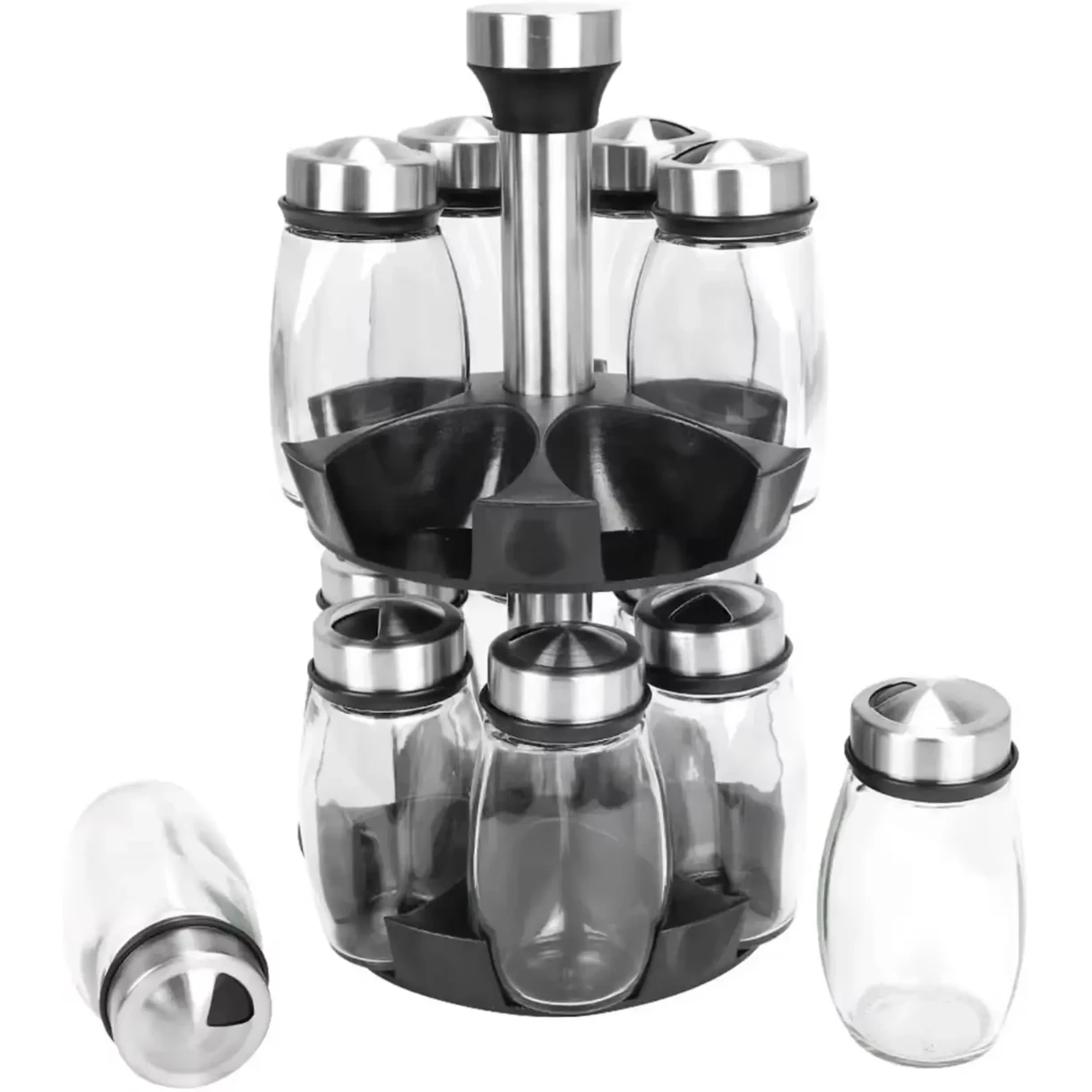 7pcs Spice Jar Set 110ml with Shaker Lids for Organized Kitchen Storage Storage & Organization