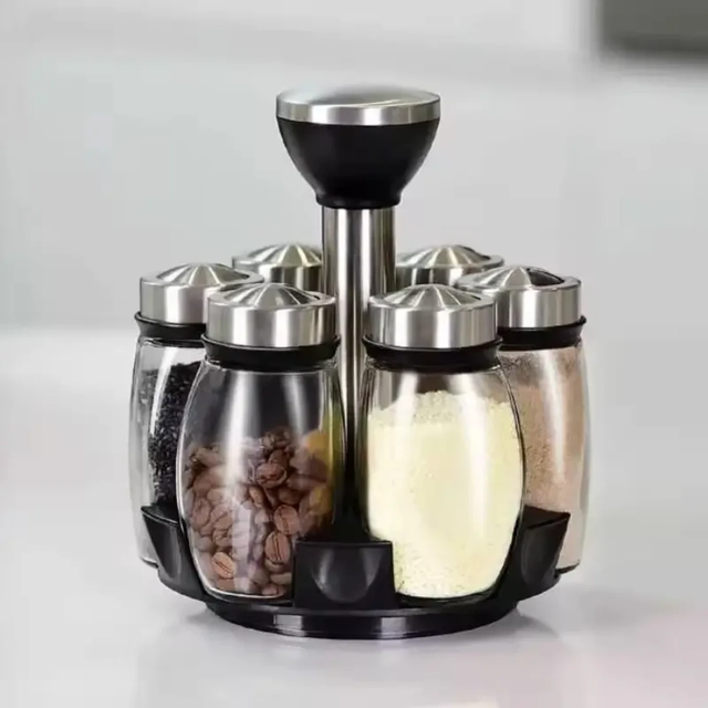7pcs Spice Jar Set 110ml with Shaker Lids for Organized Kitchen Storage Storage & Organization