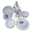 24 Piece Classique Dinner Set | Elegant White Plain Design | Durable Tableware for Everyday & Special Occasions- Furaha Finds Kenya