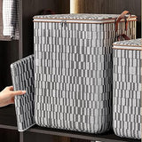 Furaha Finds 3 Piece Set Large Capacity Quilt & Duvet Storage Bags Waterproof, moisture proof, non woven fabric with double zipper & reinforced handles.