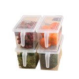 1pc Food Storage Container with Handle | Clear | 27.3 x 14.8 x 15.3 cm | Durable & Eco Friendly