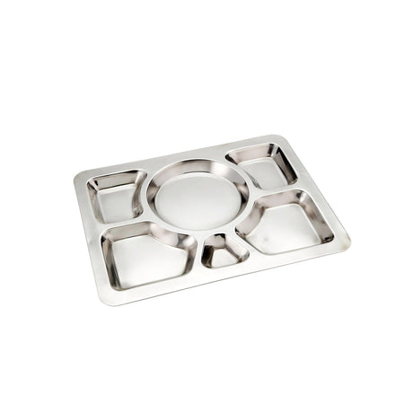 36-piece (6-in-1) Stainless Steel Mess Tray Light- Furaha Finds Kenya