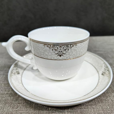 17 Piece Porcelain Tea Set | Elegant Teapot, Teacups & Saucers for Tea Parties- Furaha Finds Kenya