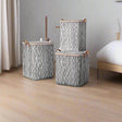 Furaha Finds 3 Piece Set Large Capacity Quilt & Duvet Storage Bags Waterproof, moisture proof, non woven fabric with double zipper & reinforced handles.