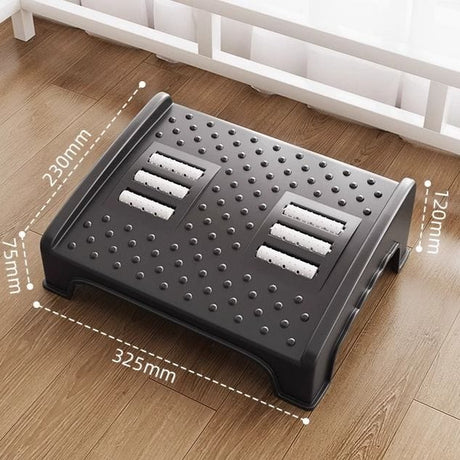 Ergonomic Non-Skid Foot Rest and Toilet Stool for Rest and Pain Relief