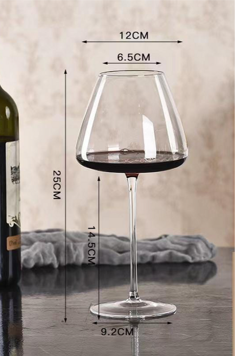 Set of 6 Long Stem Wine Glasses – Lightweight, 720ml- Furaha Finds Kenya