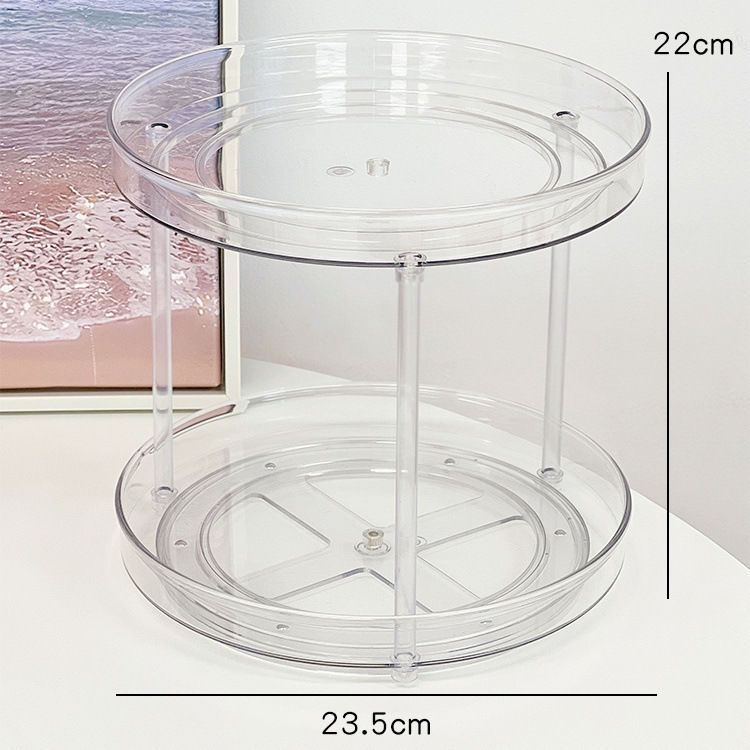 2 Layer 360 Rotation Cabinet Turntable Organizer Lazy Susan- Furaha Finds Kenya