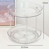 2 Layer 360 Rotation Cabinet Turntable Organizer Lazy Susan- Furaha Finds Kenya