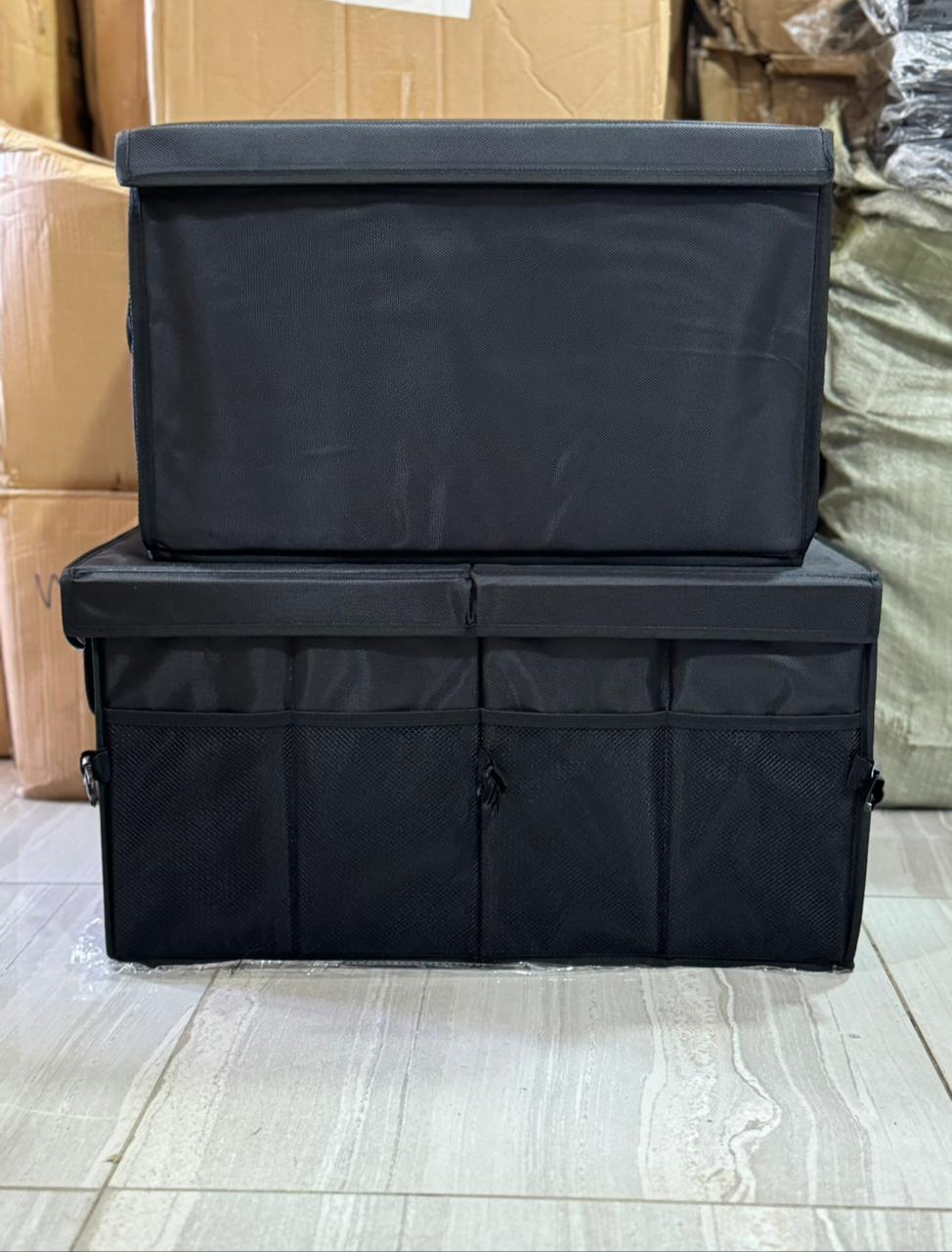 Heavy Duty Car Boot Organizer – 112L Collapsible Multi-Compartment Trunk Storage Box