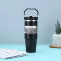 890ml Thermal Coffee Cup with Handle Double Layer Vacuum Flask & Travel Mug Thermoses