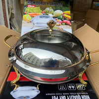 28cm Stainless Steel Chaffing Dish – Elegant Buffet Food Warmer chafing dishes Chafing Dishes