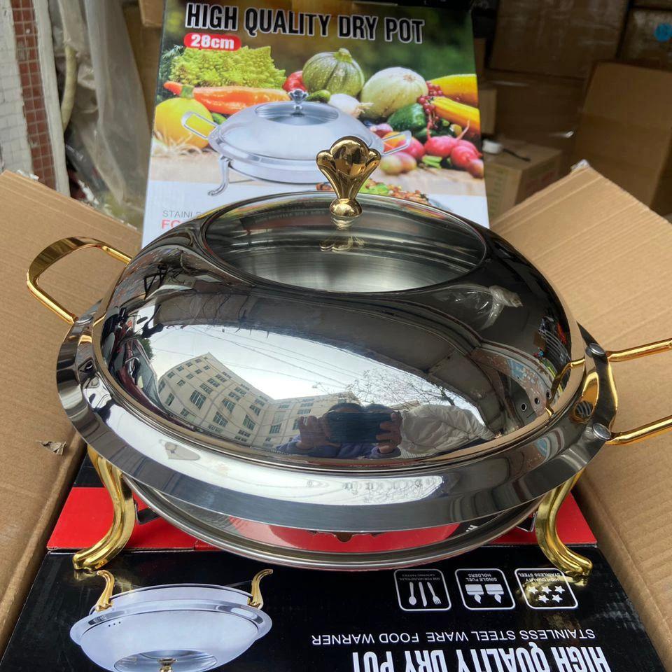 28cm Stainless Steel Chaffing Dish – Elegant Buffet Food Warmer chafing dishes Chafing Dishes